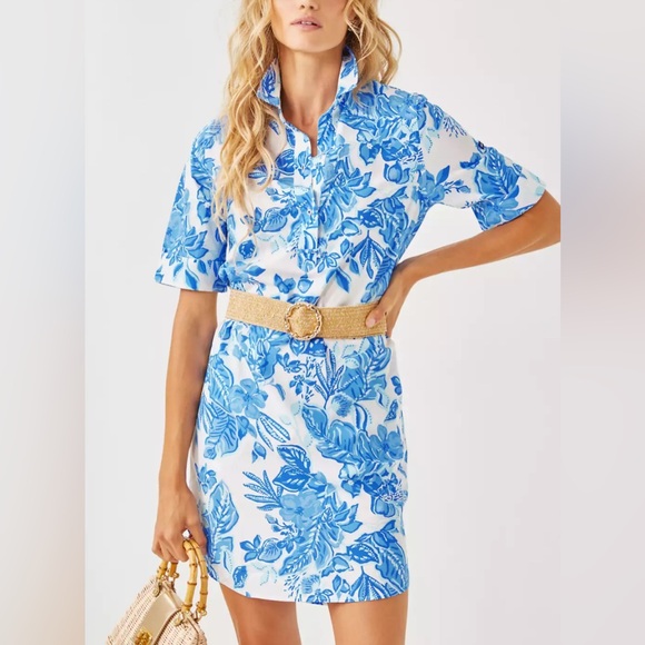 Lilly Pulitzer- Lilly x Saint James Leonie Shirt Dress - Picture 2 of 5